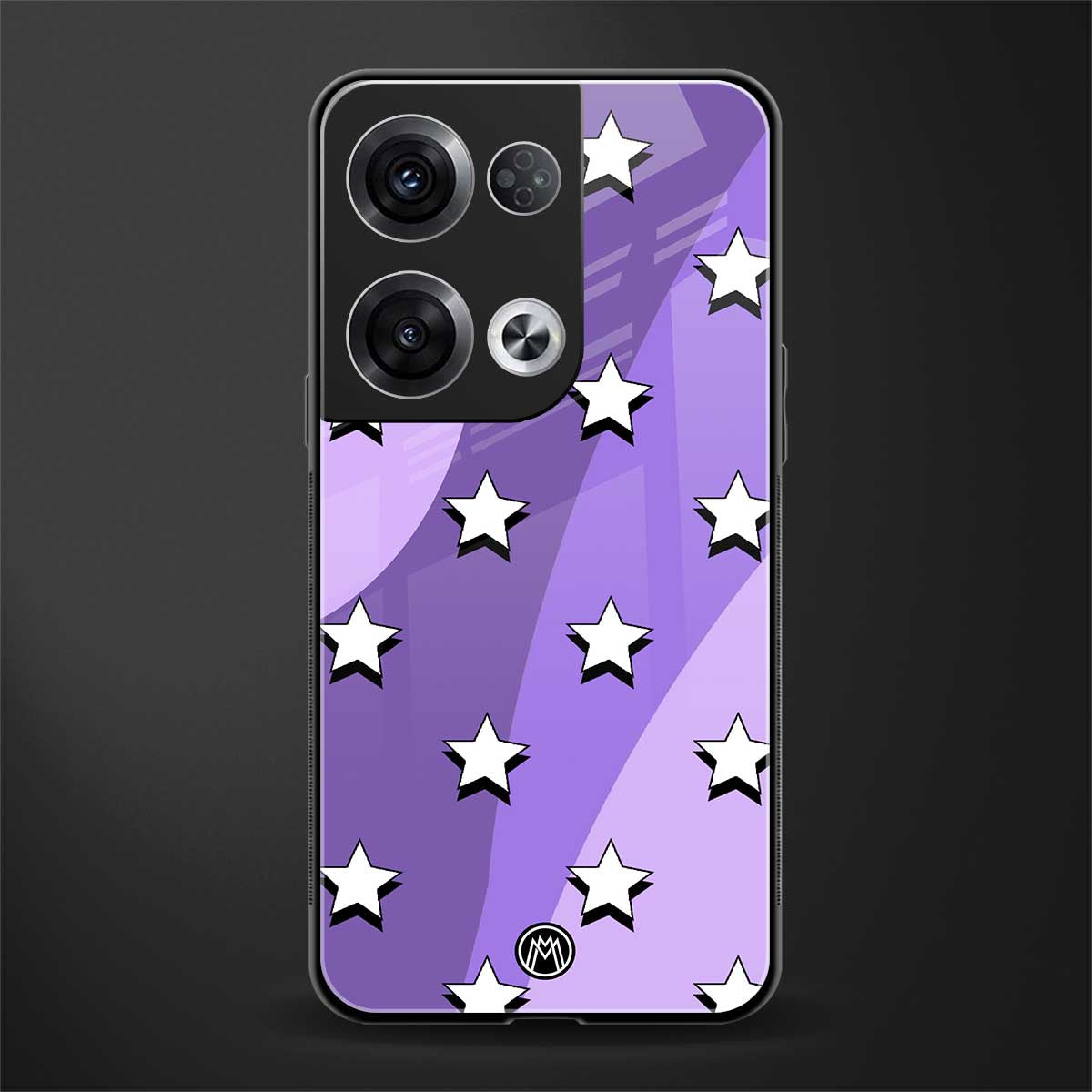 lost in paradise grape edition back phone cover | glass case for oppo reno 8