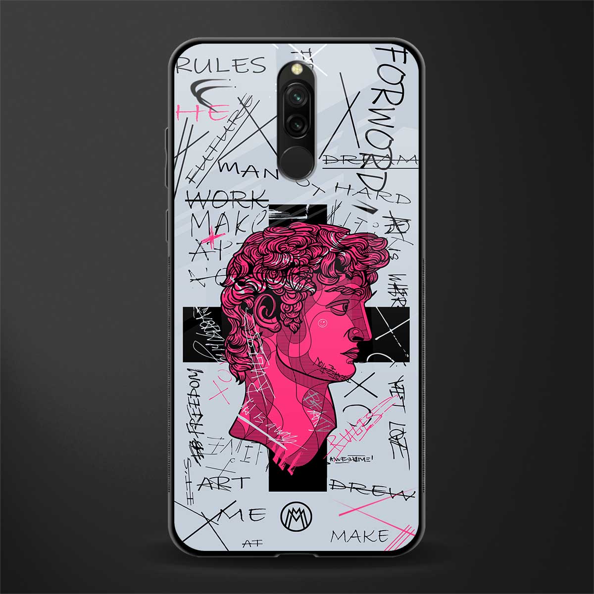 lost in reality david glass case for redmi 8 image