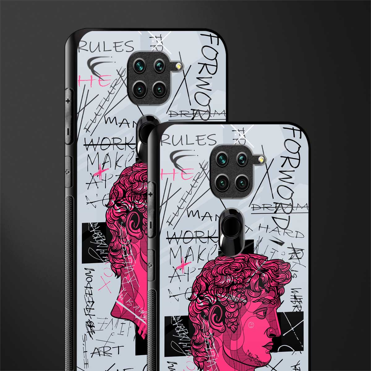 lost in reality david glass case for redmi note 9 image-2