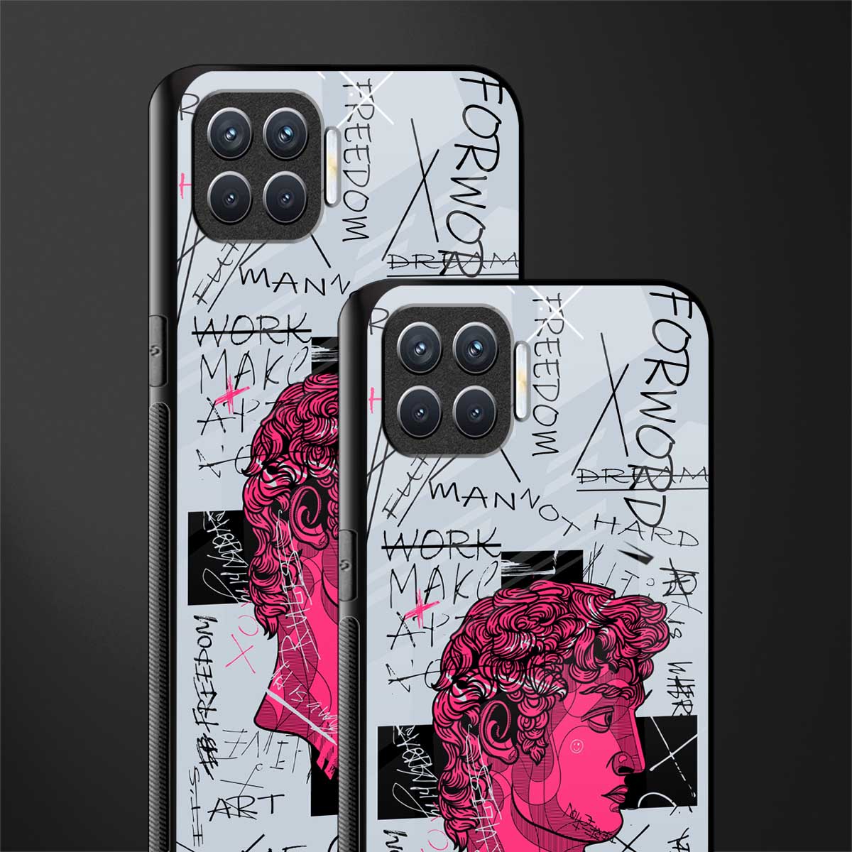 lost in reality david glass case for oppo f17 image-2