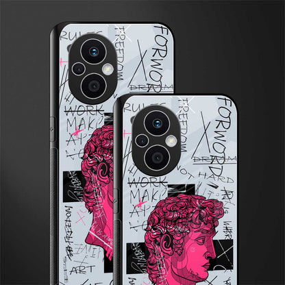 lost in reality david back phone cover | glass case for oppo f21 pro 5g
