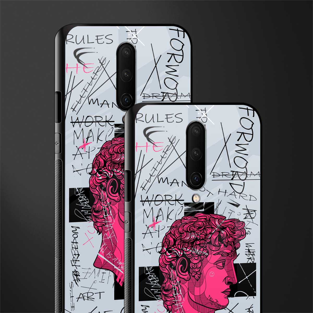 lost in reality david glass case for oneplus 7 pro image-2