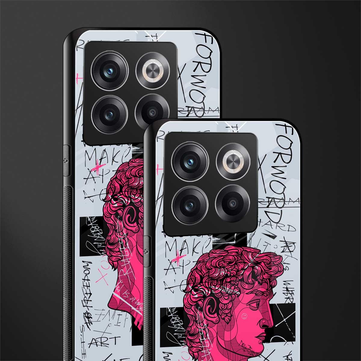 lost in reality david back phone cover | glass case for oneplus 10t
