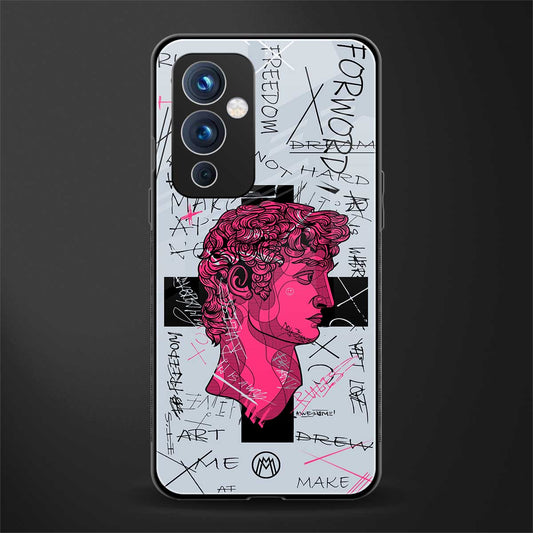 lost in reality david back phone cover | glass case for oneplus 9