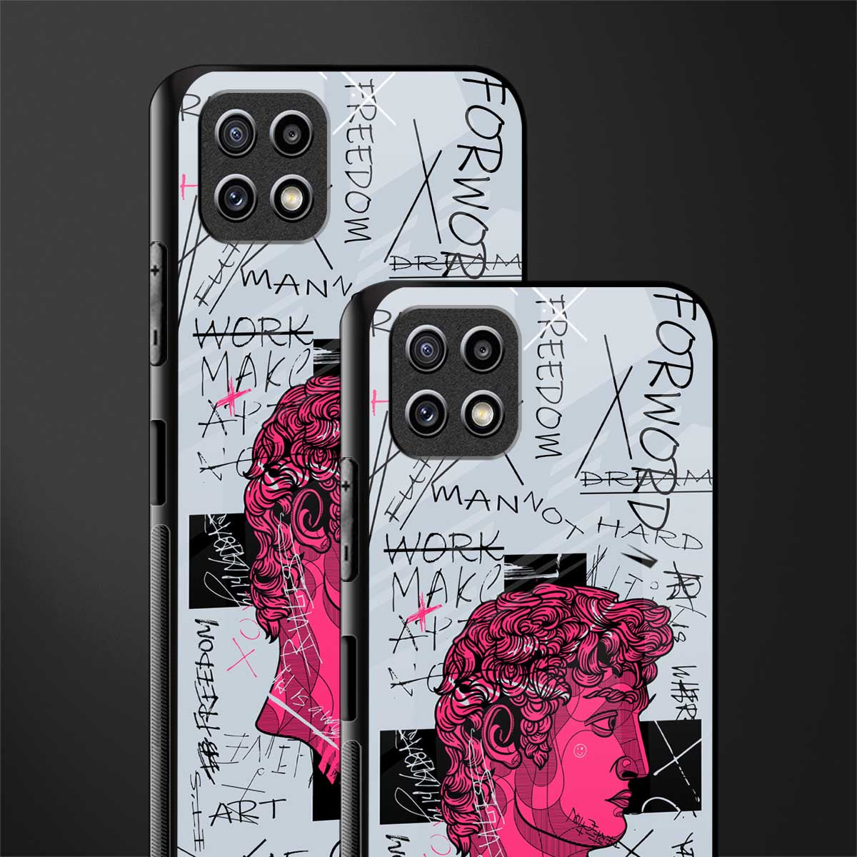 lost in reality david back phone cover | glass case for samsung galaxy f42