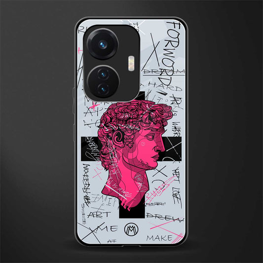 lost in reality david back phone cover | glass case for vivo t1 44w 4g