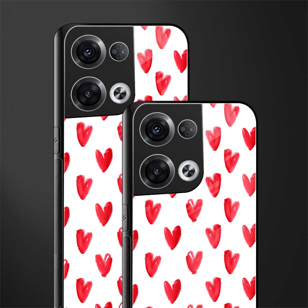 love is love back phone cover | glass case for oppo reno 8