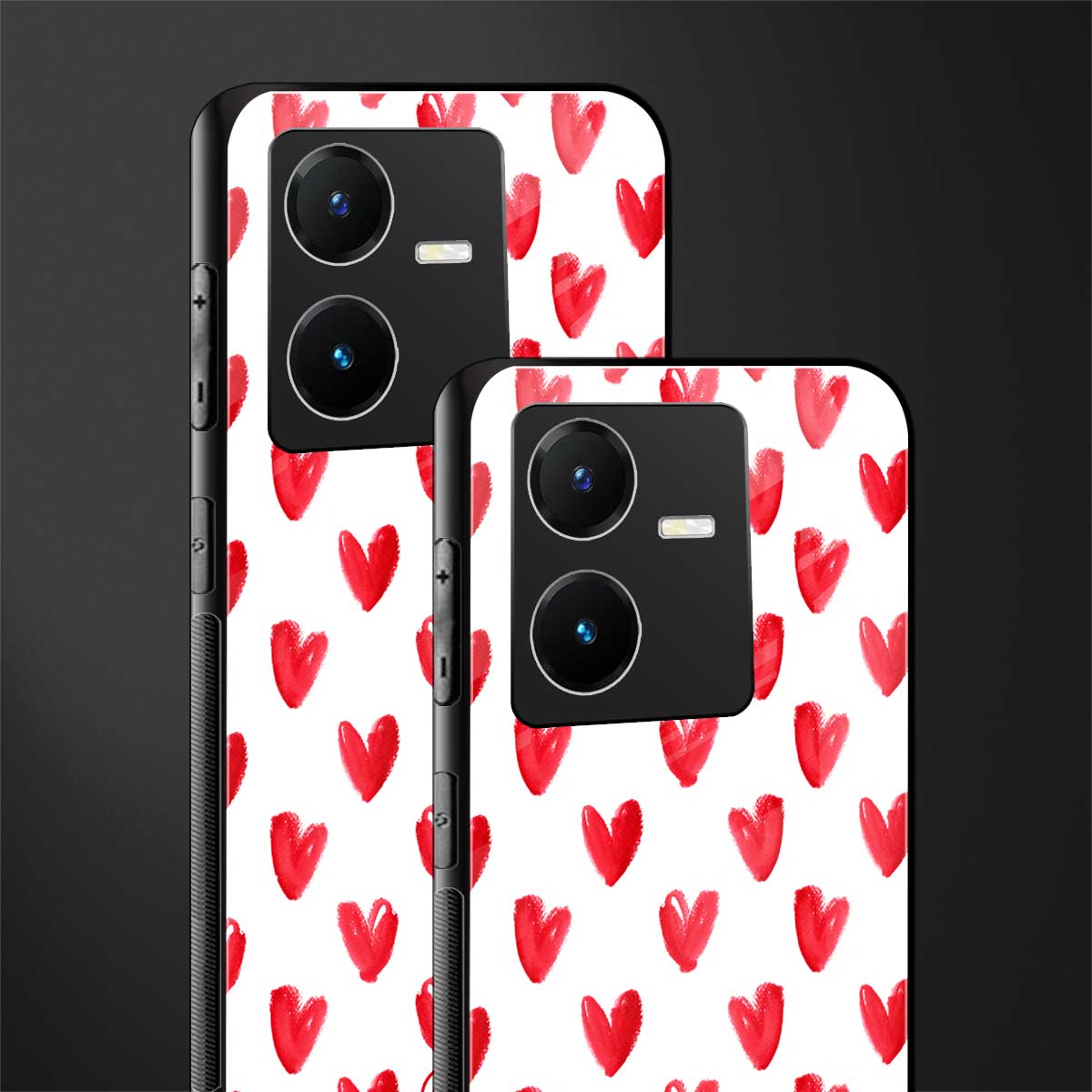 love is love back phone cover | glass case for vivo y22