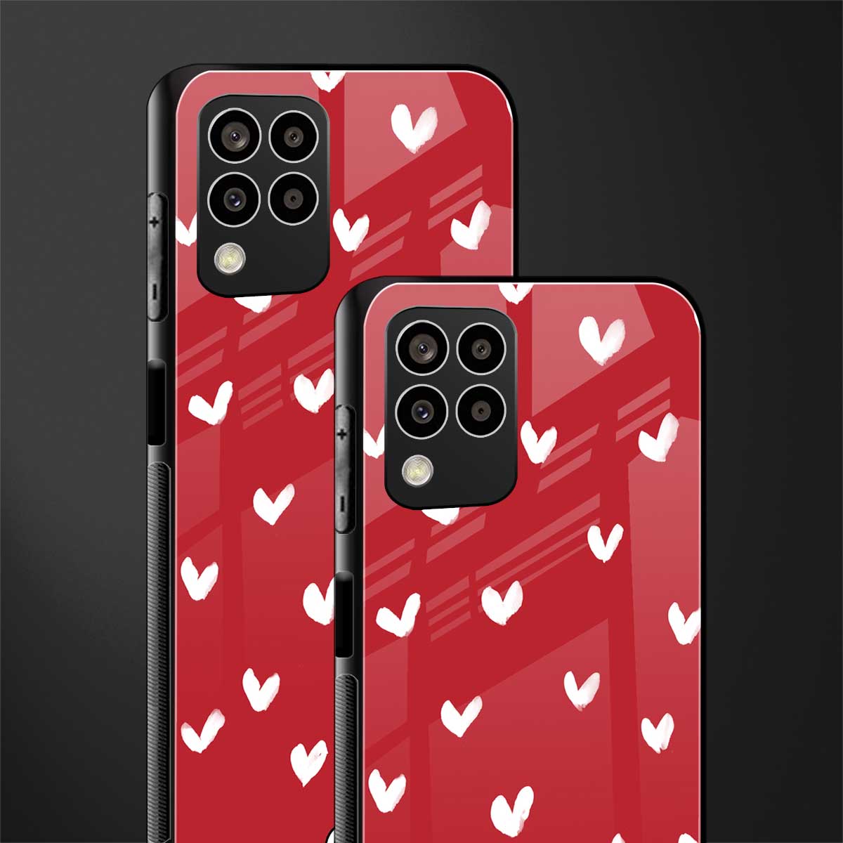 love is love red edition back phone cover | glass case for samsung galaxy m33 5g