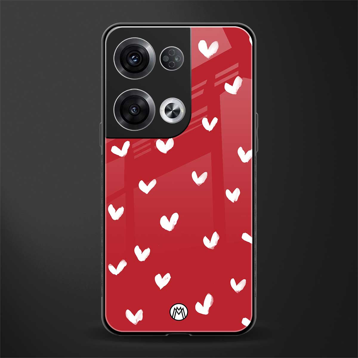love is love red edition back phone cover | glass case for oppo reno 8