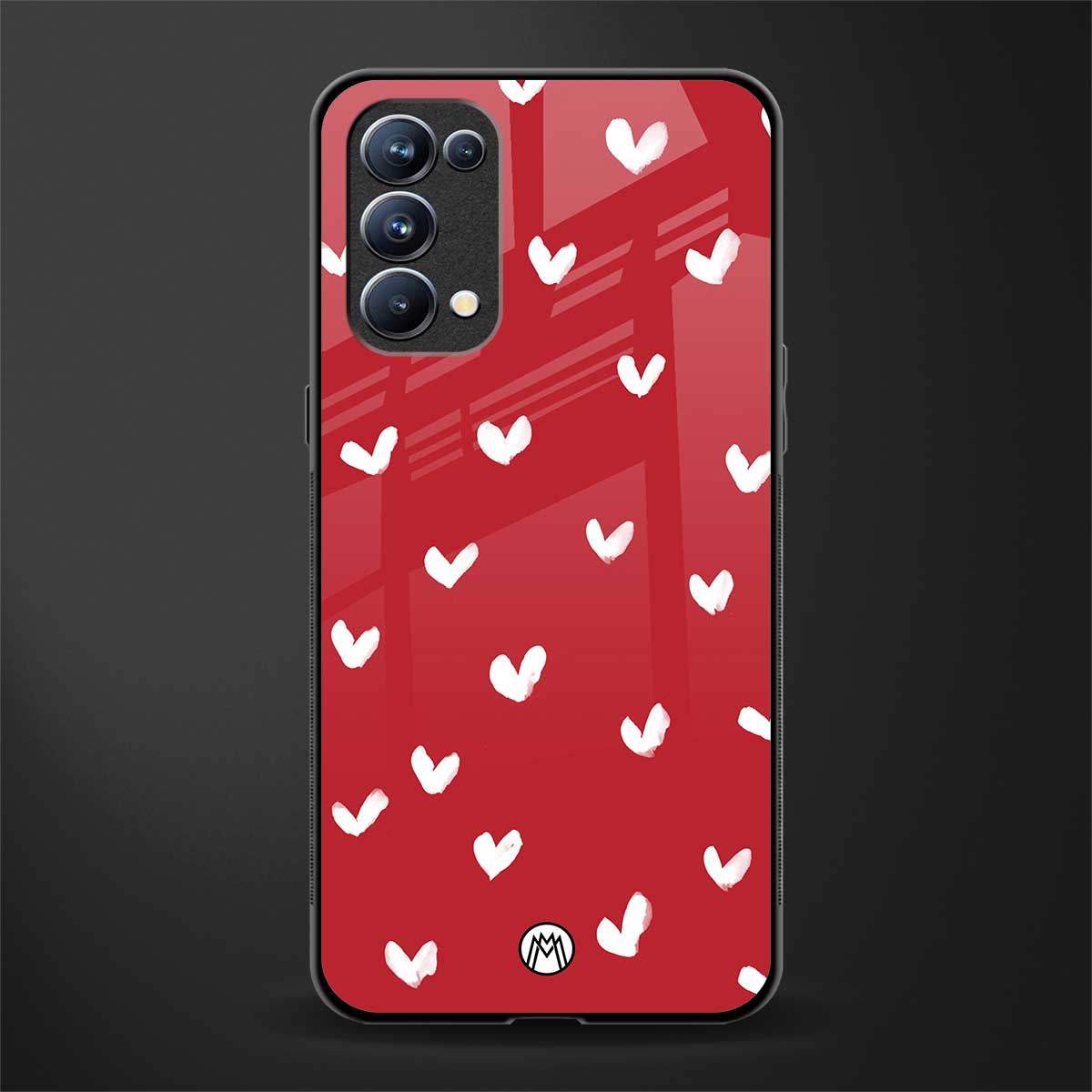 love is love red edition back phone cover | glass case for oppo reno 5