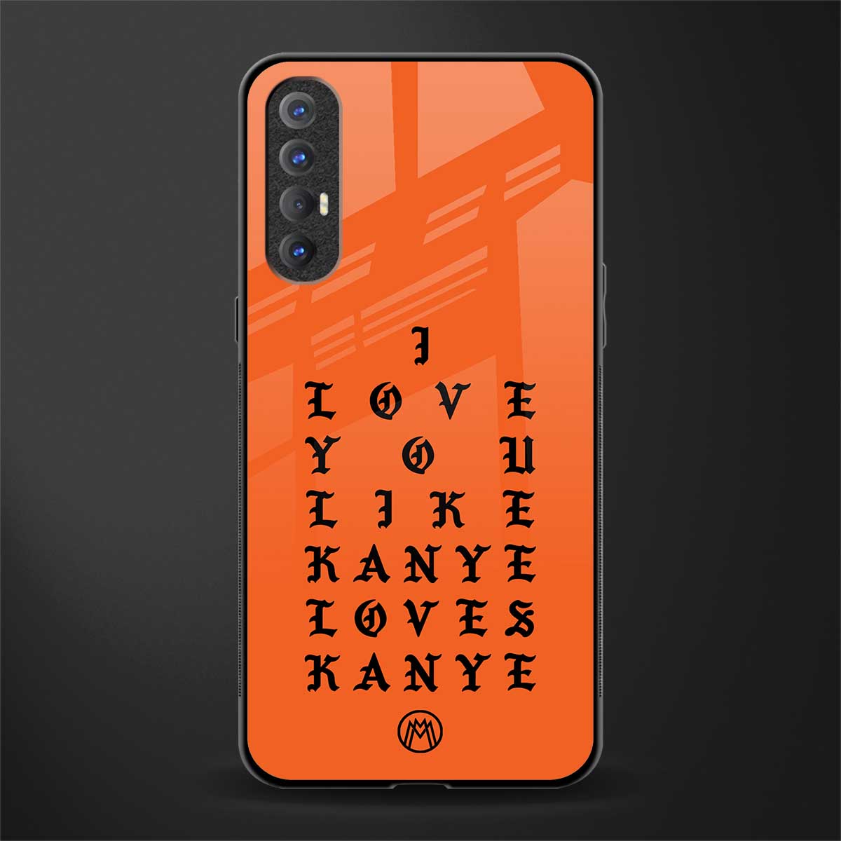 love like kanye glass case for oppo reno 3 pro image