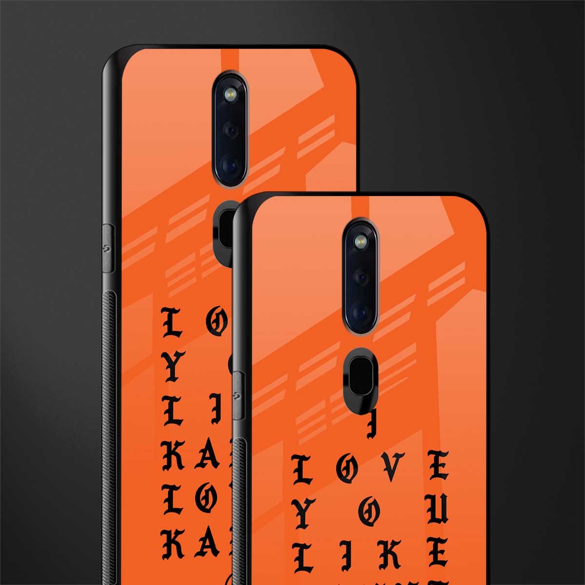 love like kanye glass case for oppo f11 pro image-2