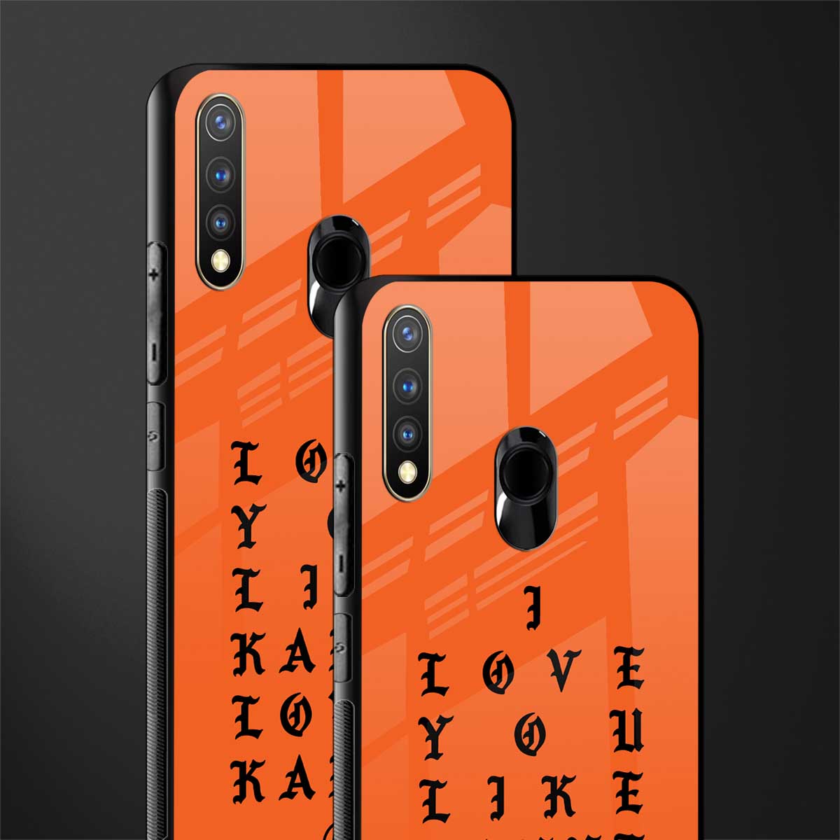 love like kanye glass case for vivo u20 image-2