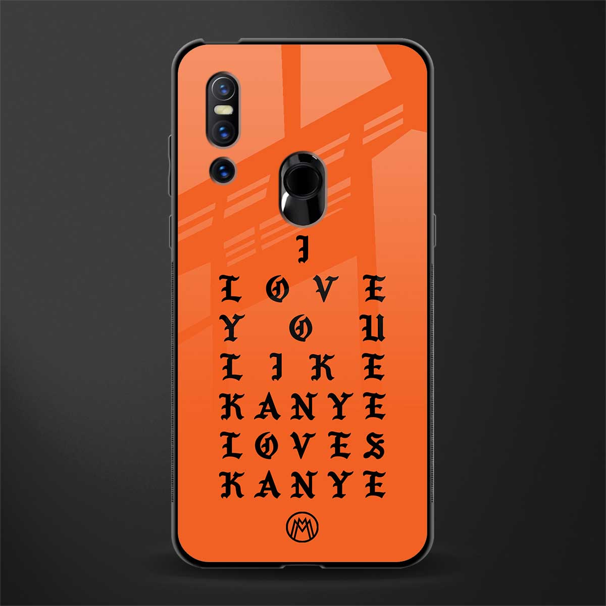 love like kanye glass case for vivo v15 image