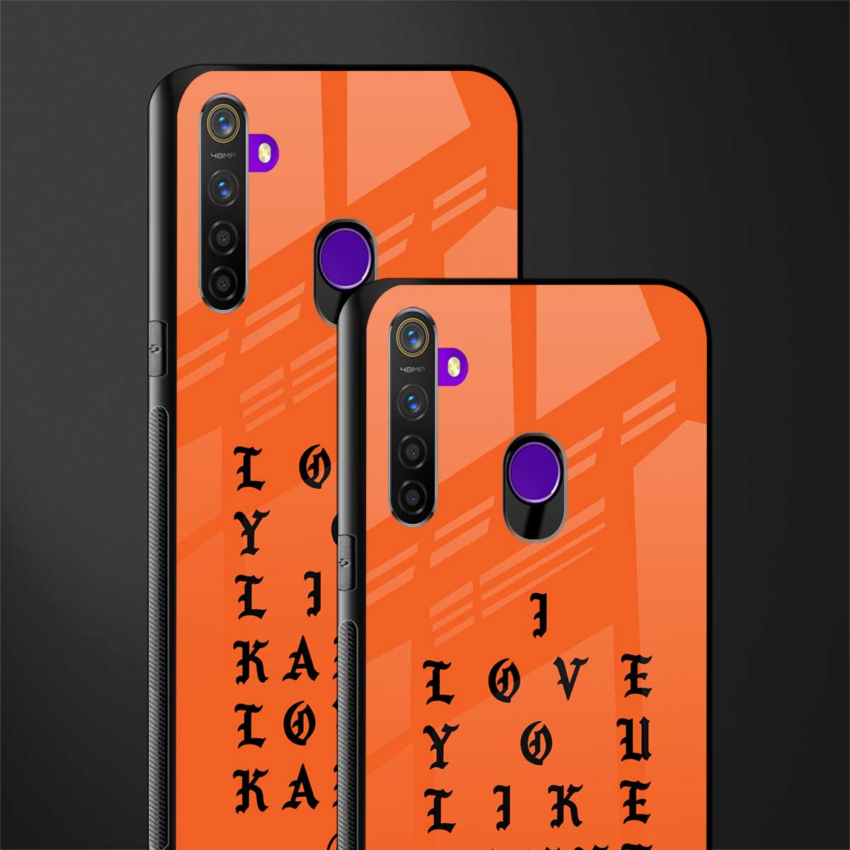 love like kanye glass case for realme 5s image-2