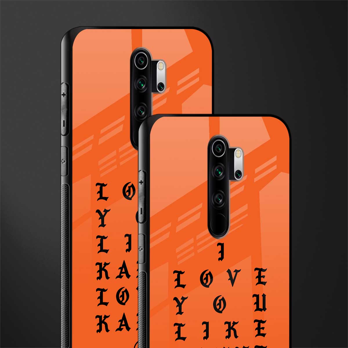 love like kanye glass case for redmi note 8 pro image-2