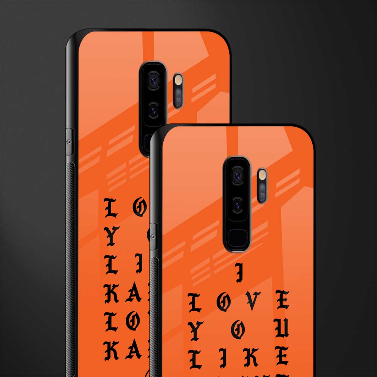 love like kanye glass case for samsung galaxy s9 plus image-2