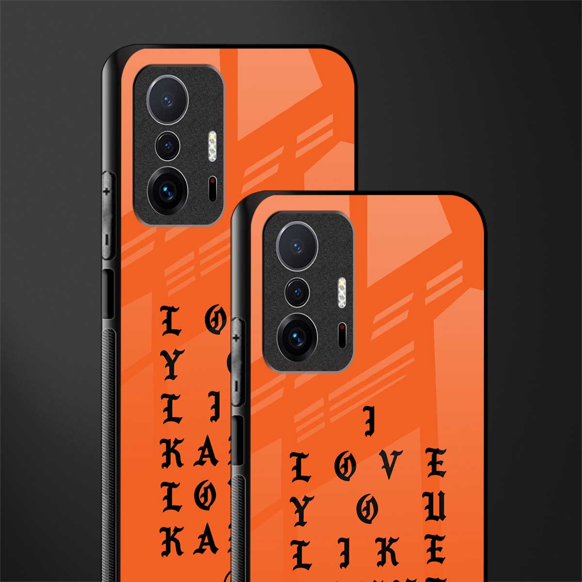 love like kanye glass case for mi 11t pro 5g image-2