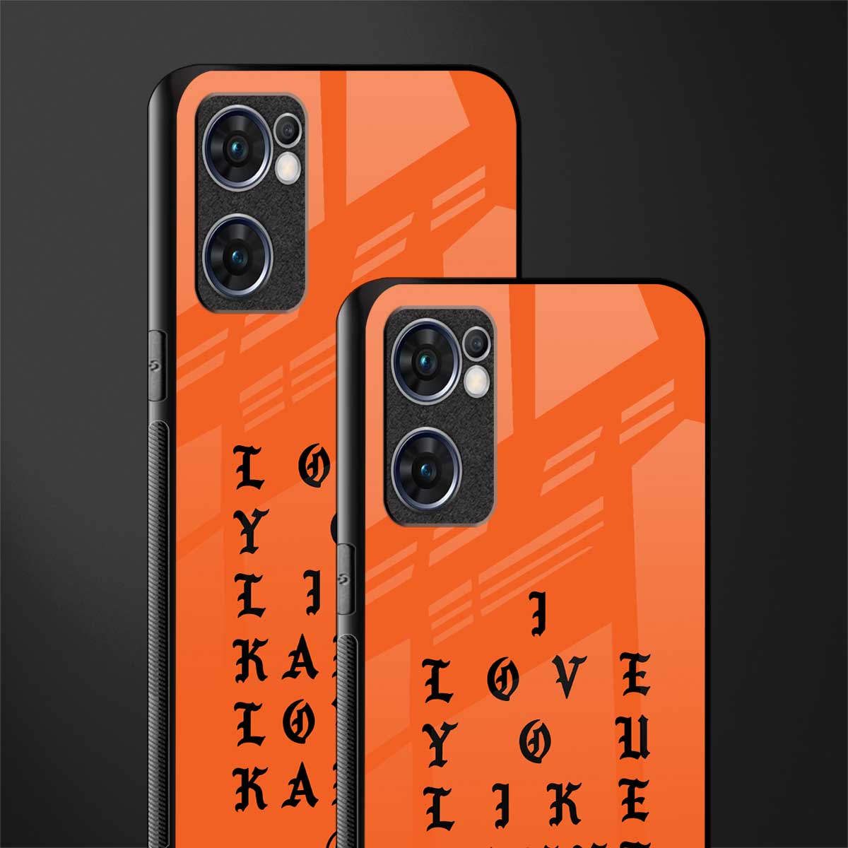 love like kanye glass case for oppo reno7 5g image-2