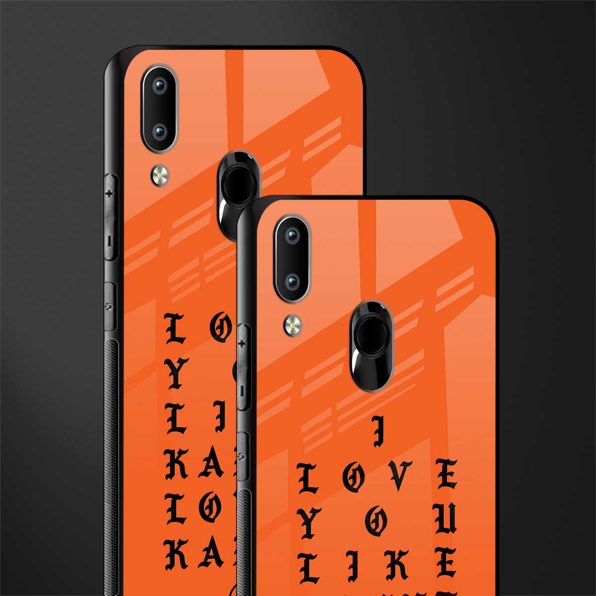 love like kanye glass case for vivo y91 image-2