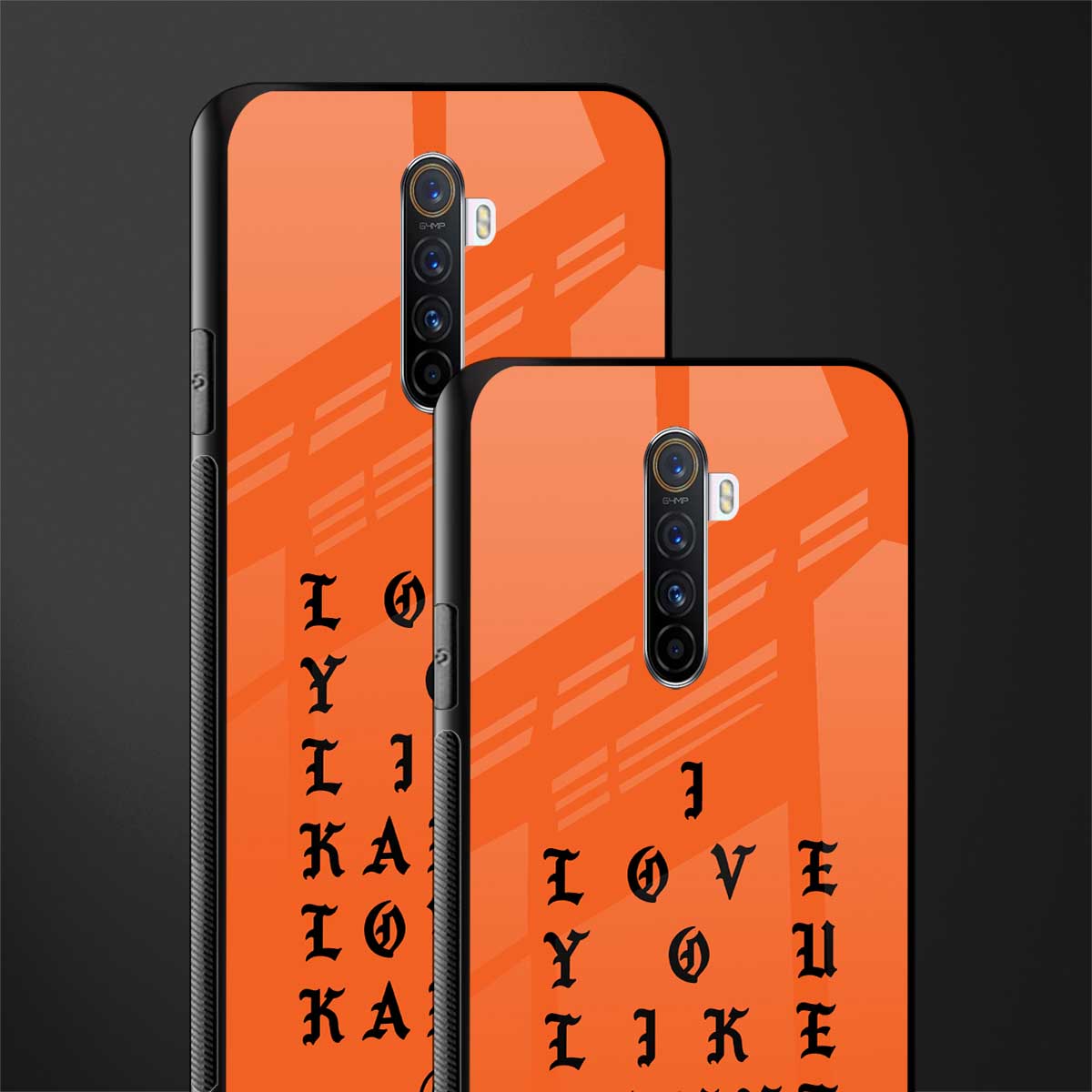 love like kanye glass case for realme x2 pro image-2