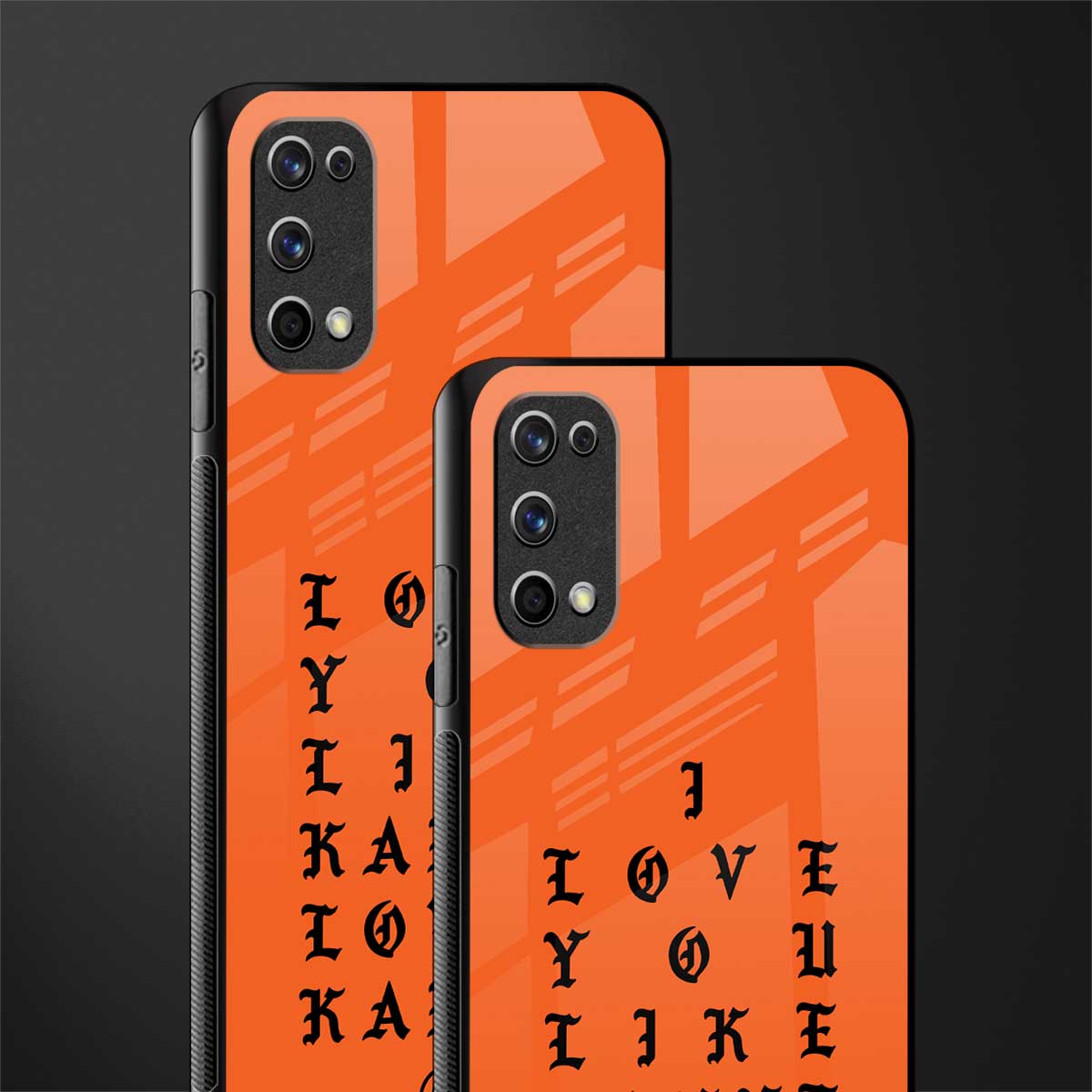 love like kanye glass case for realme 7 pro image-2