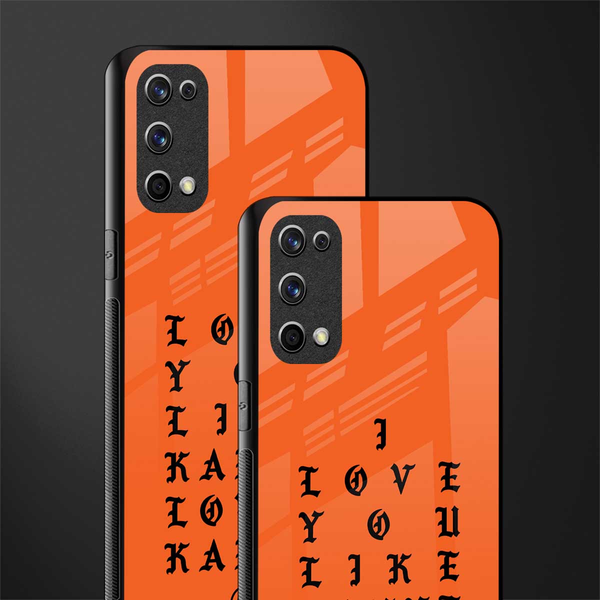love like kanye glass case for realme x7 pro image-2