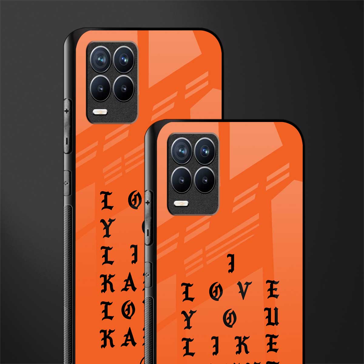 love like kanye glass case for realme 8 4g image-2