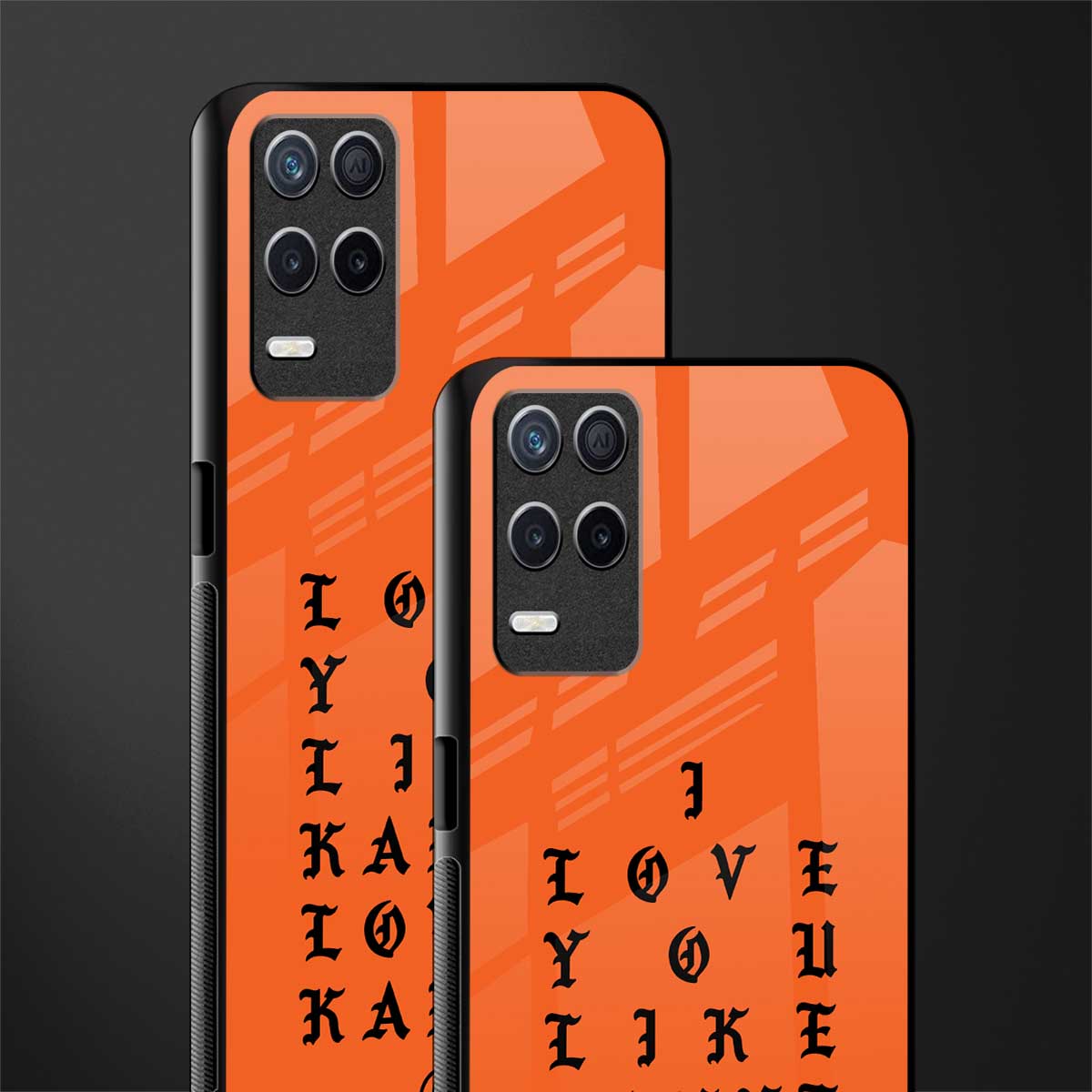 love like kanye glass case for realme narzo 30 5g image-2