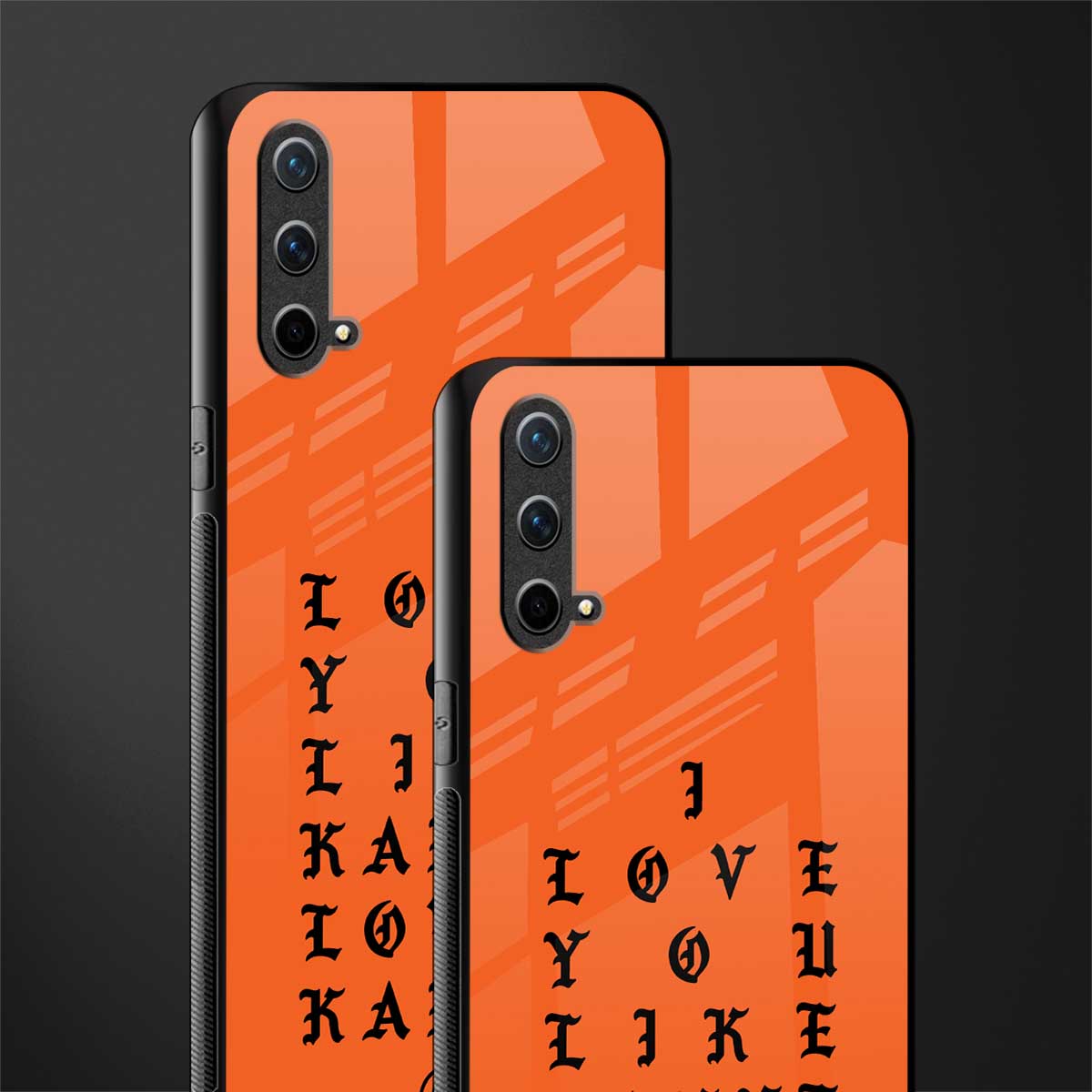love like kanye glass case for oneplus nord ce 5g image-2