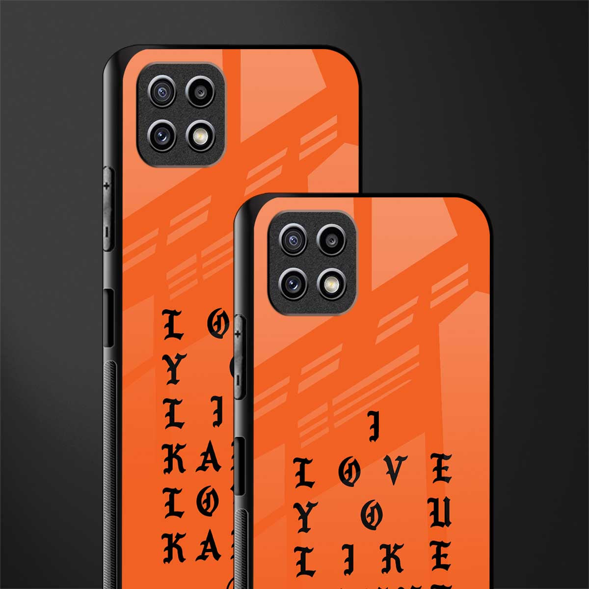 love like kanye glass case for samsung galaxy a22 5g image-2