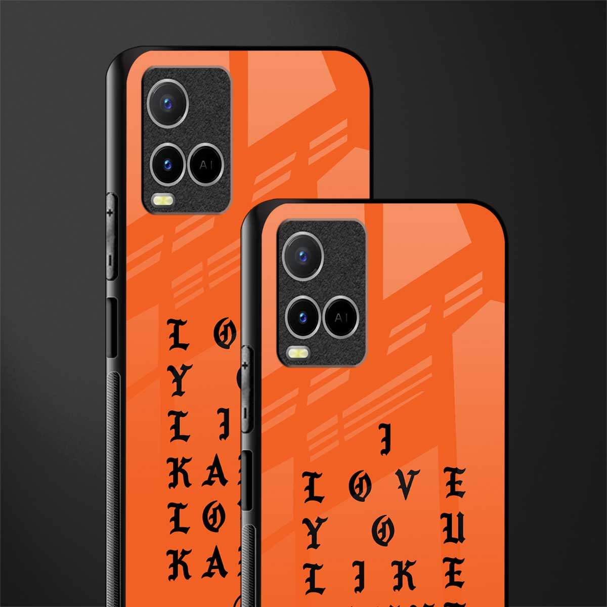 love like kanye glass case for vivo y33s vivo y33t image-2