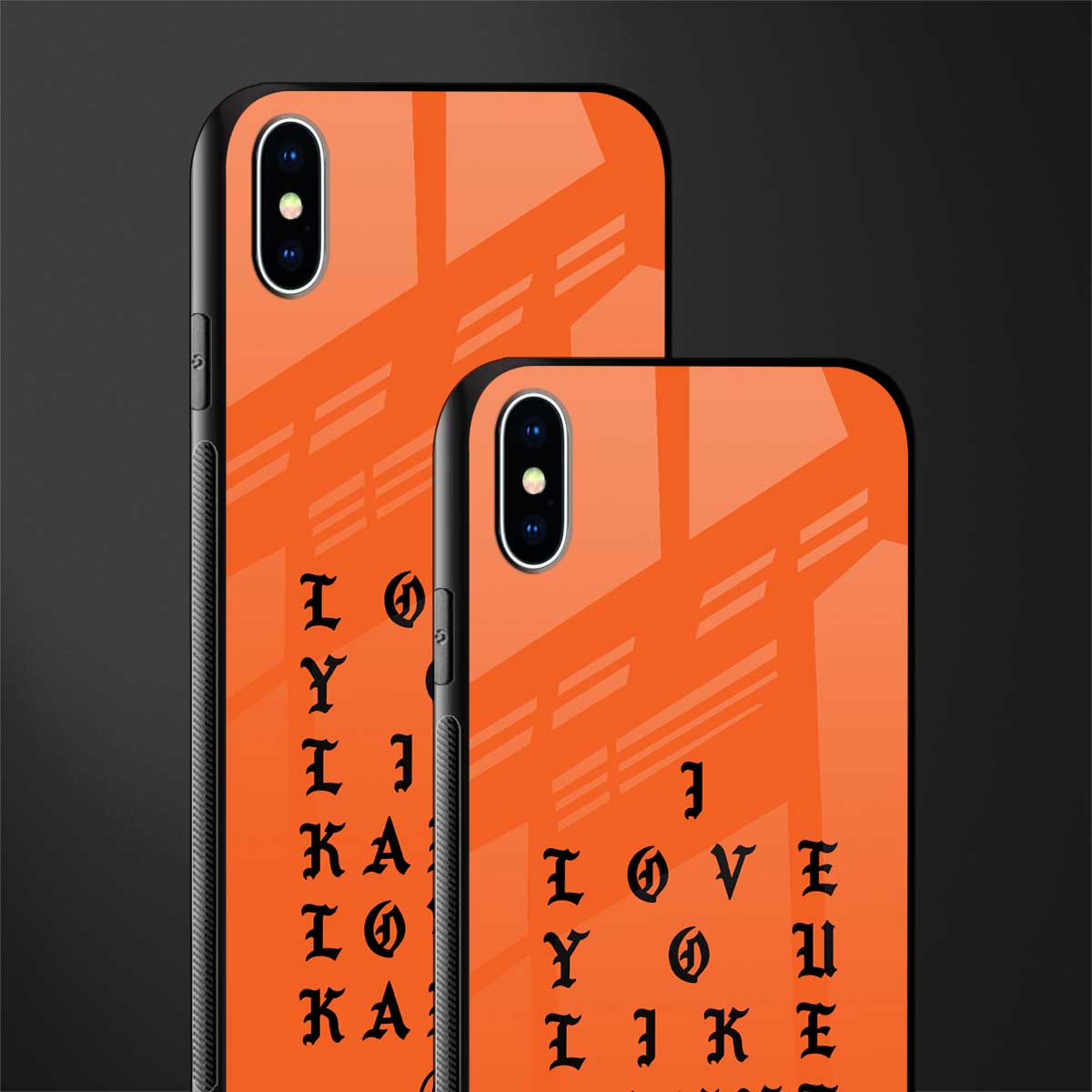 love like kanye glass case for iphone xs max image-2