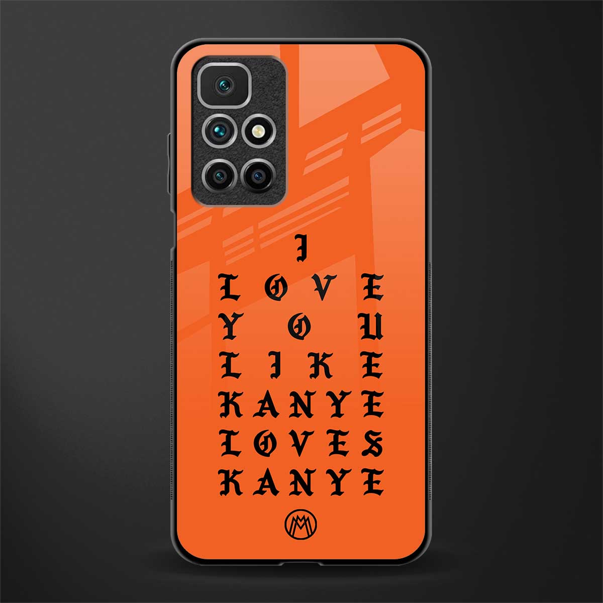 love like kanye glass case for redmi 10 prime image