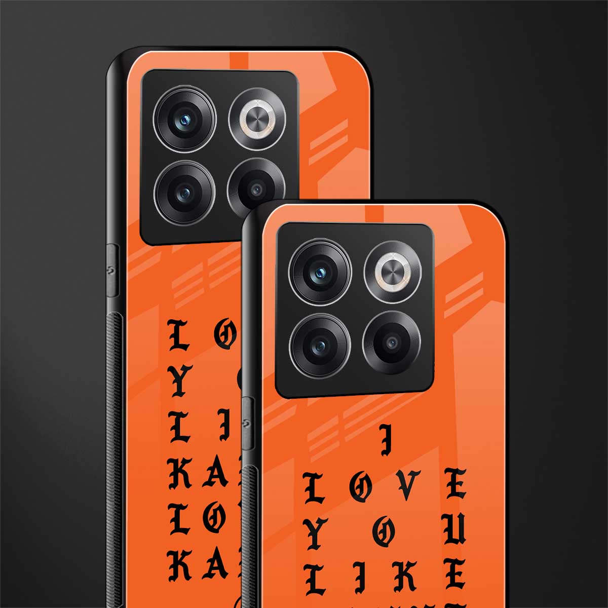 love like kanye back phone cover | glass case for oneplus 10t