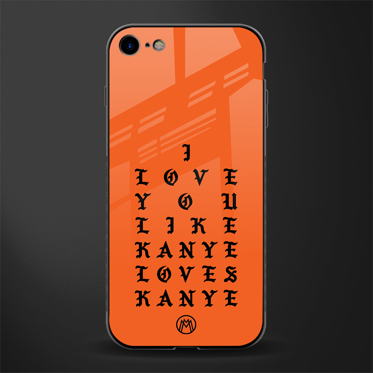love like kanye glass case for iphone 8 image