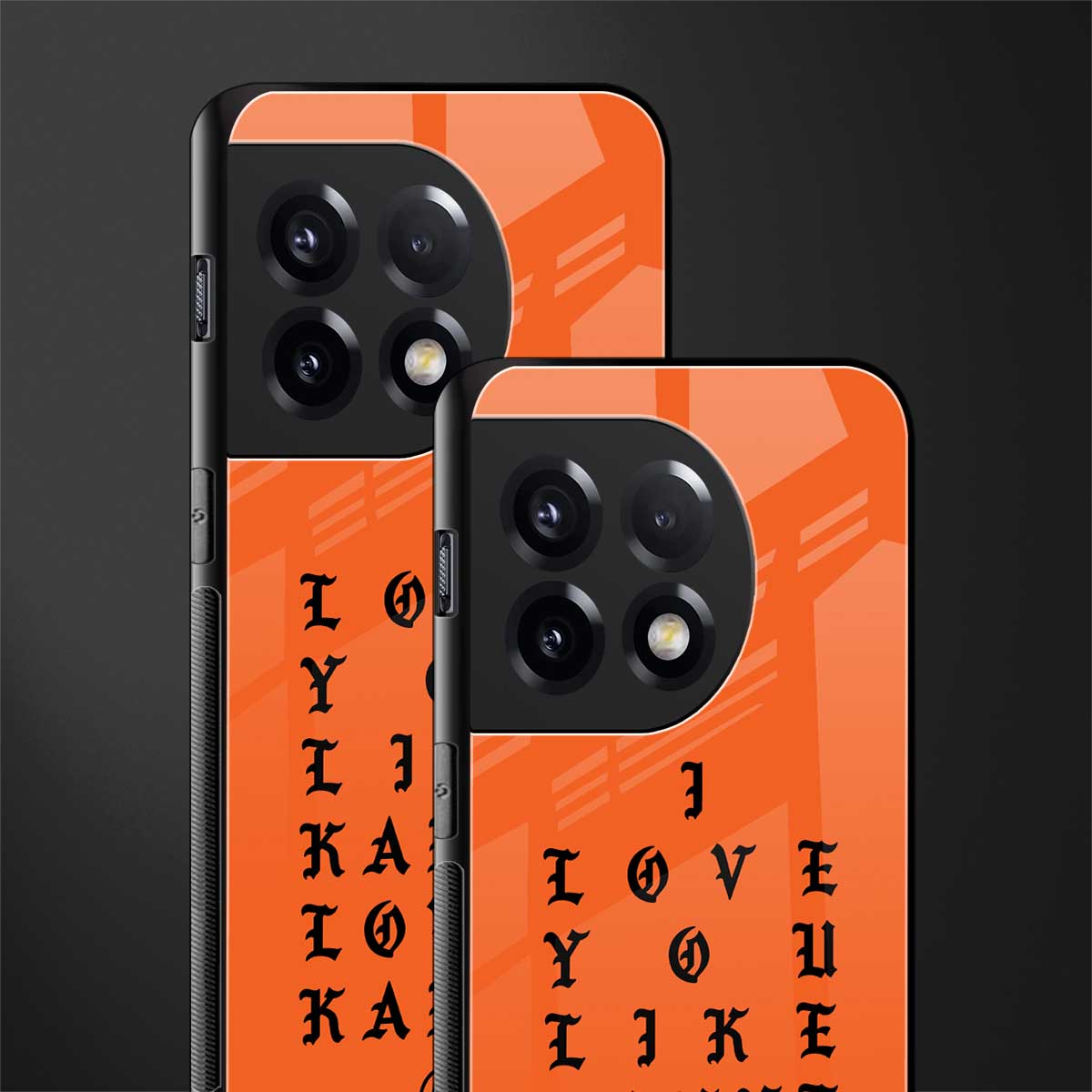 love like kanye back phone cover | glass case for oneplus 11r
