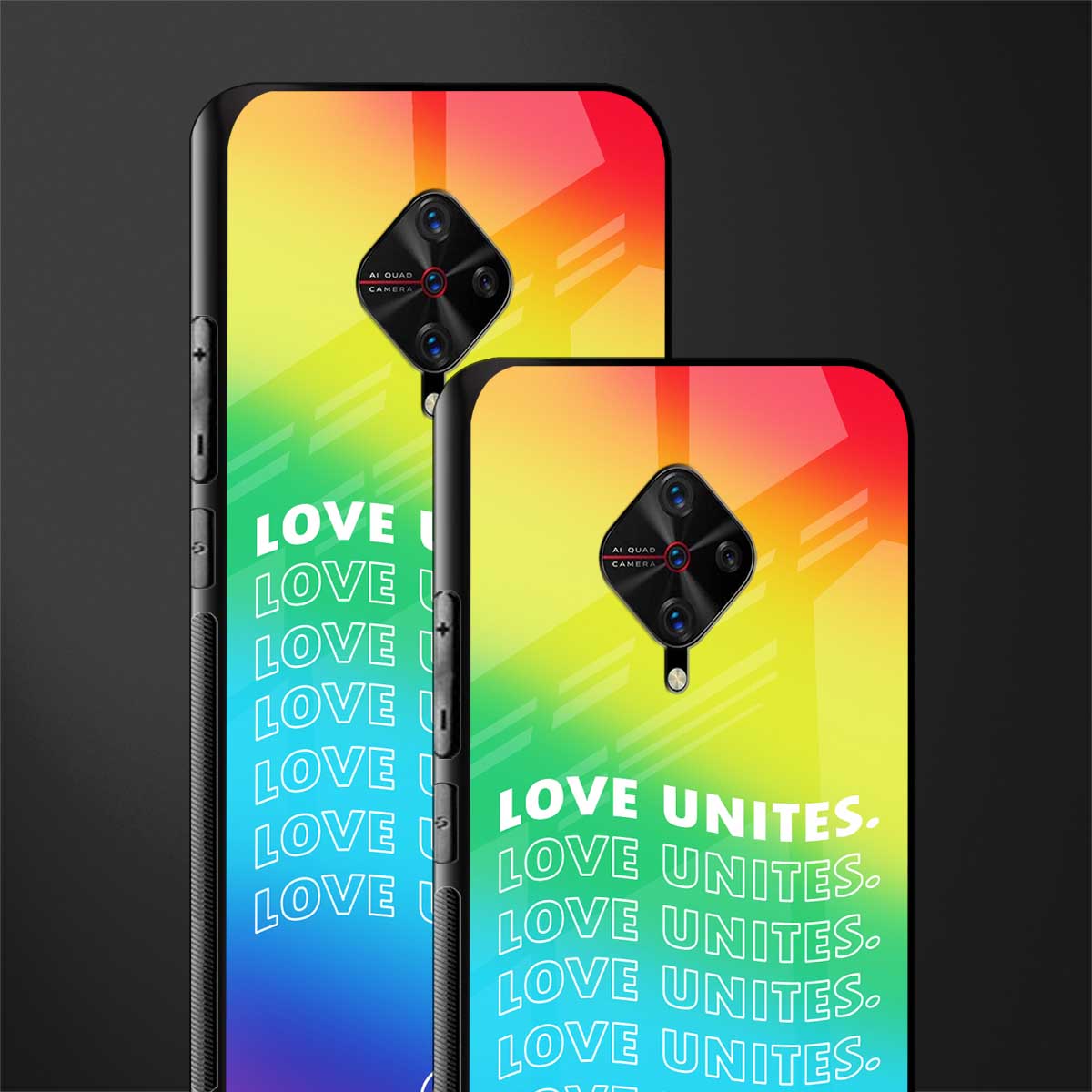 love unites glass case for vivo s1 pro image-2