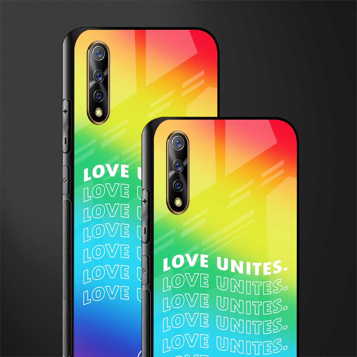 love unites glass case for vivo z1x image-2