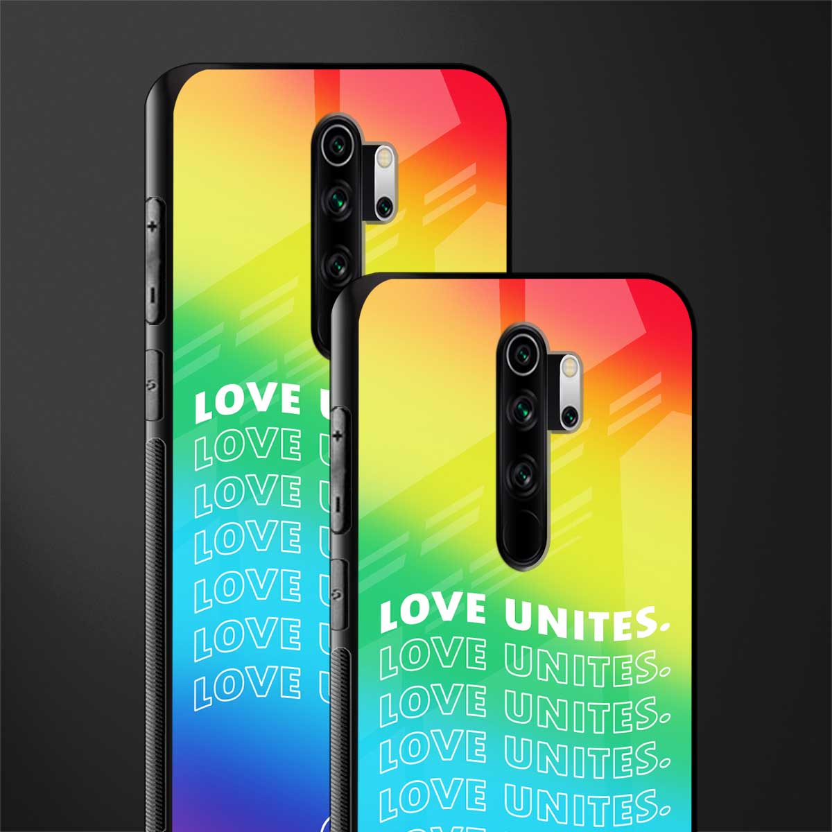 love unites glass case for redmi note 8 pro image-2