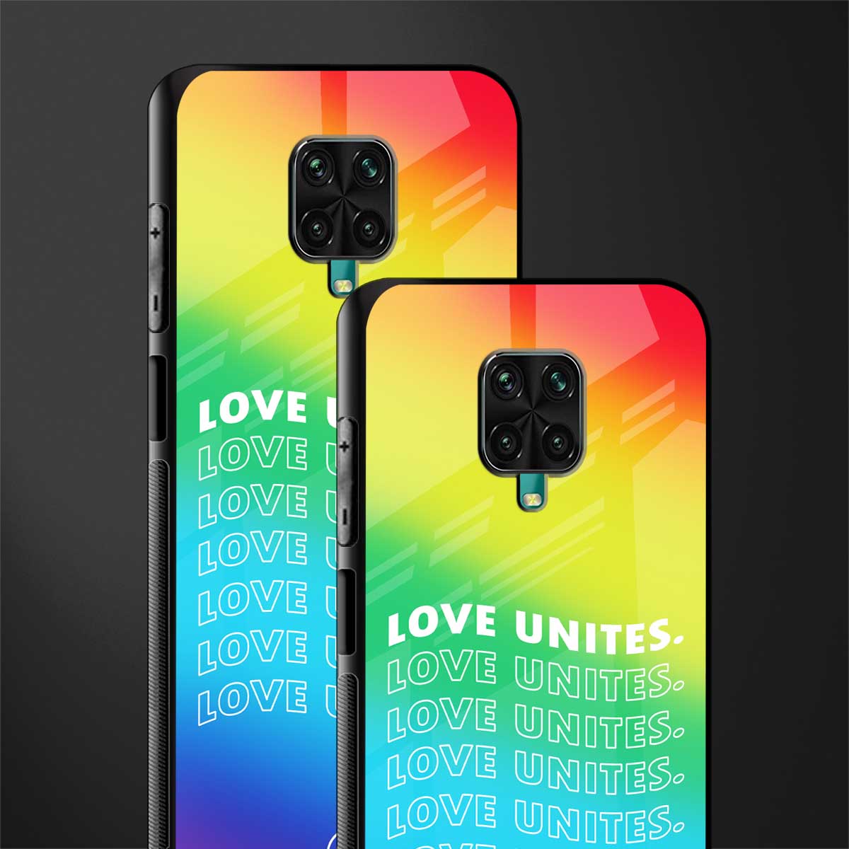 love unites glass case for poco m2 pro image-2