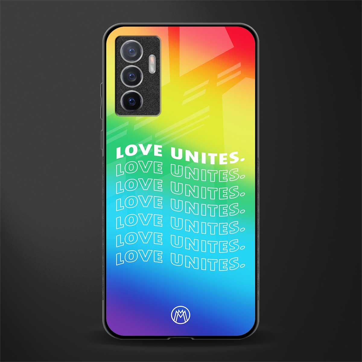 love unites glass case for vivo v23e image