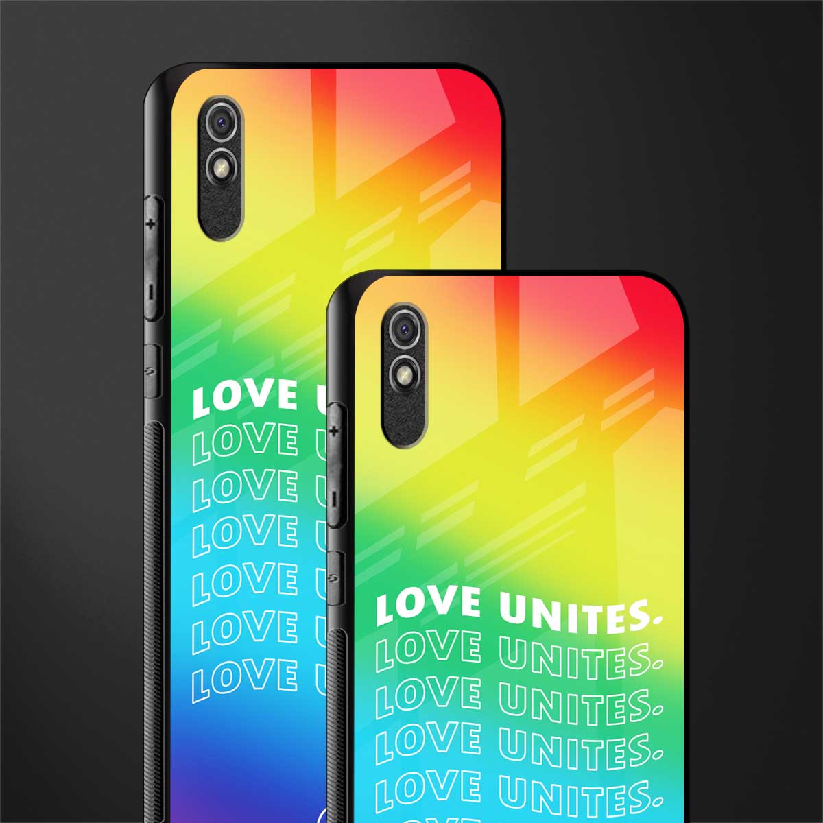love unites glass case for redmi 9a image-2