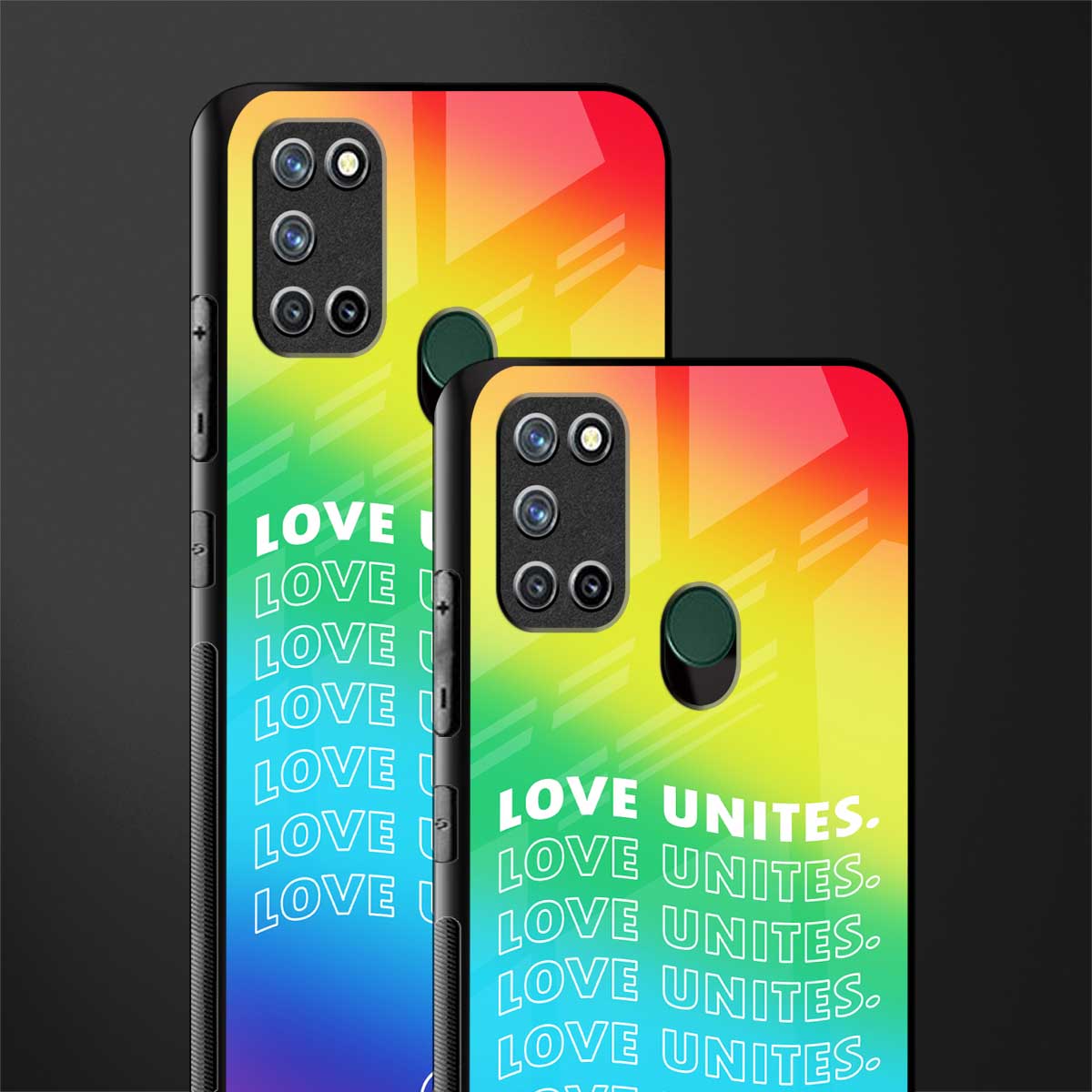 love unites glass case for realme 7i image-2