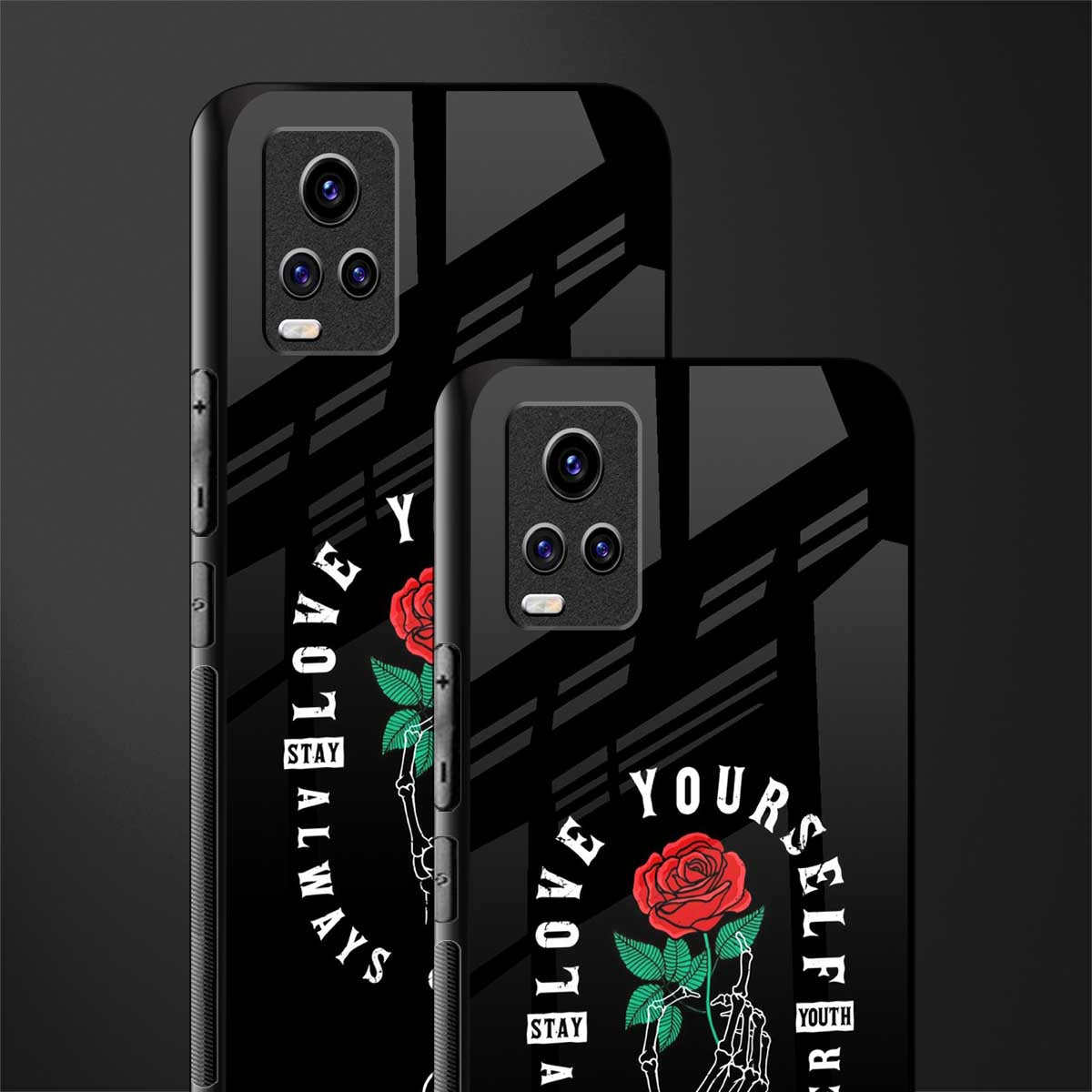 love yourself back phone cover | glass case for vivo y73