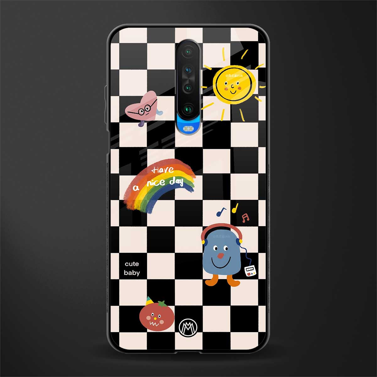 lunch break glass case for poco x2 image