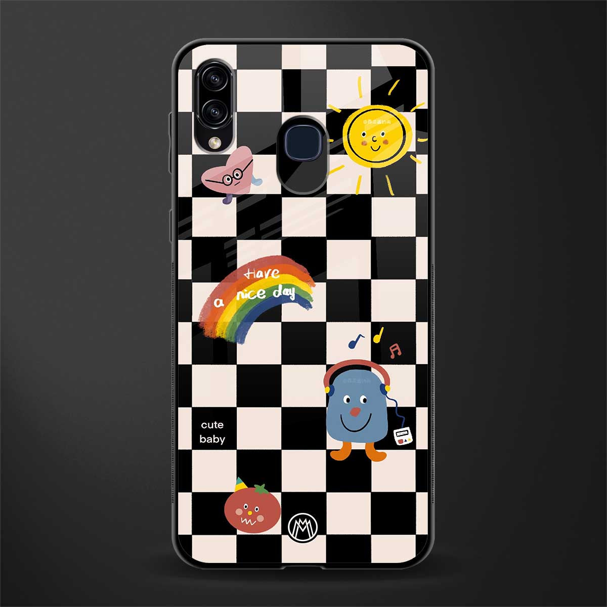 lunch break glass case for samsung galaxy a30 image