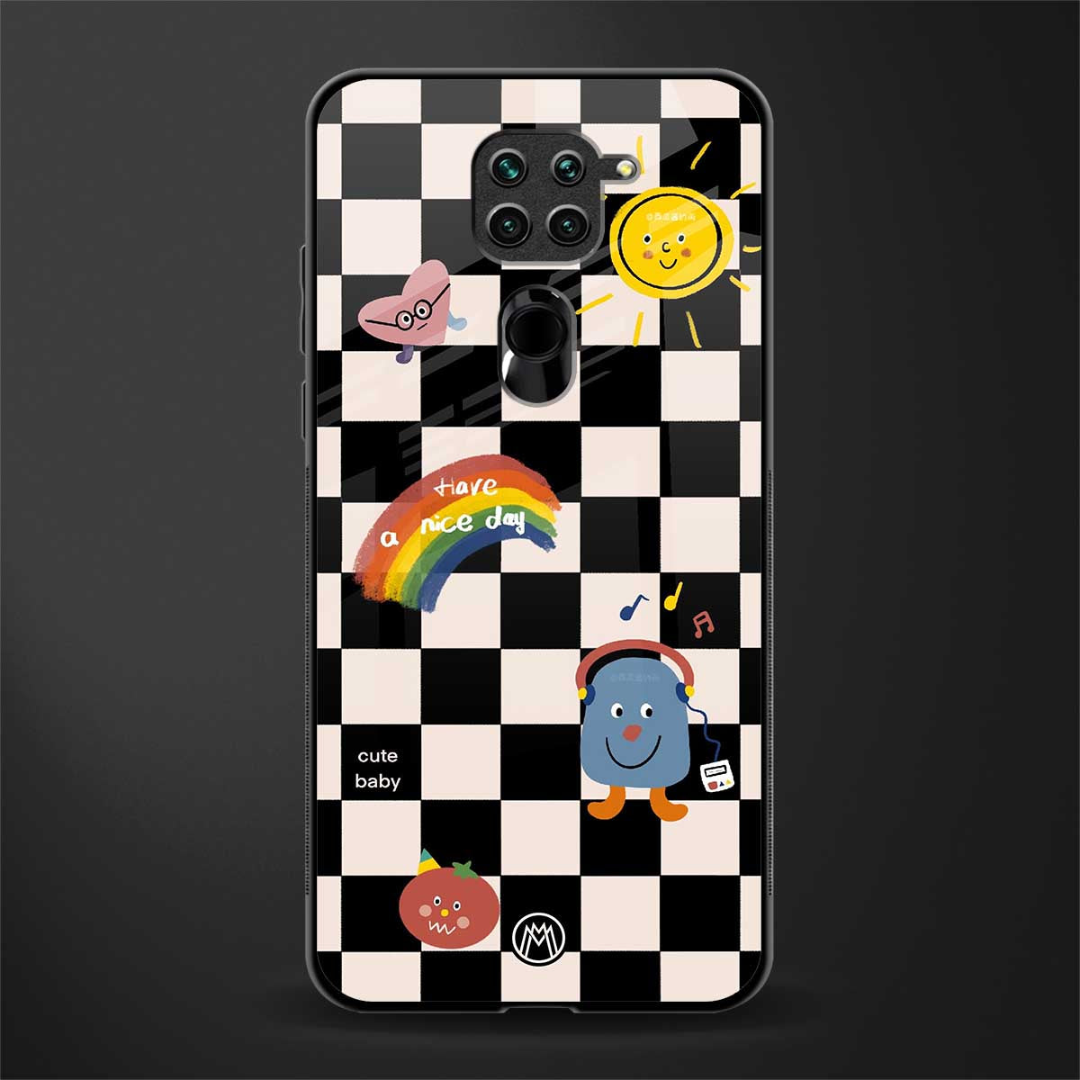 lunch break glass case for redmi note 9 image