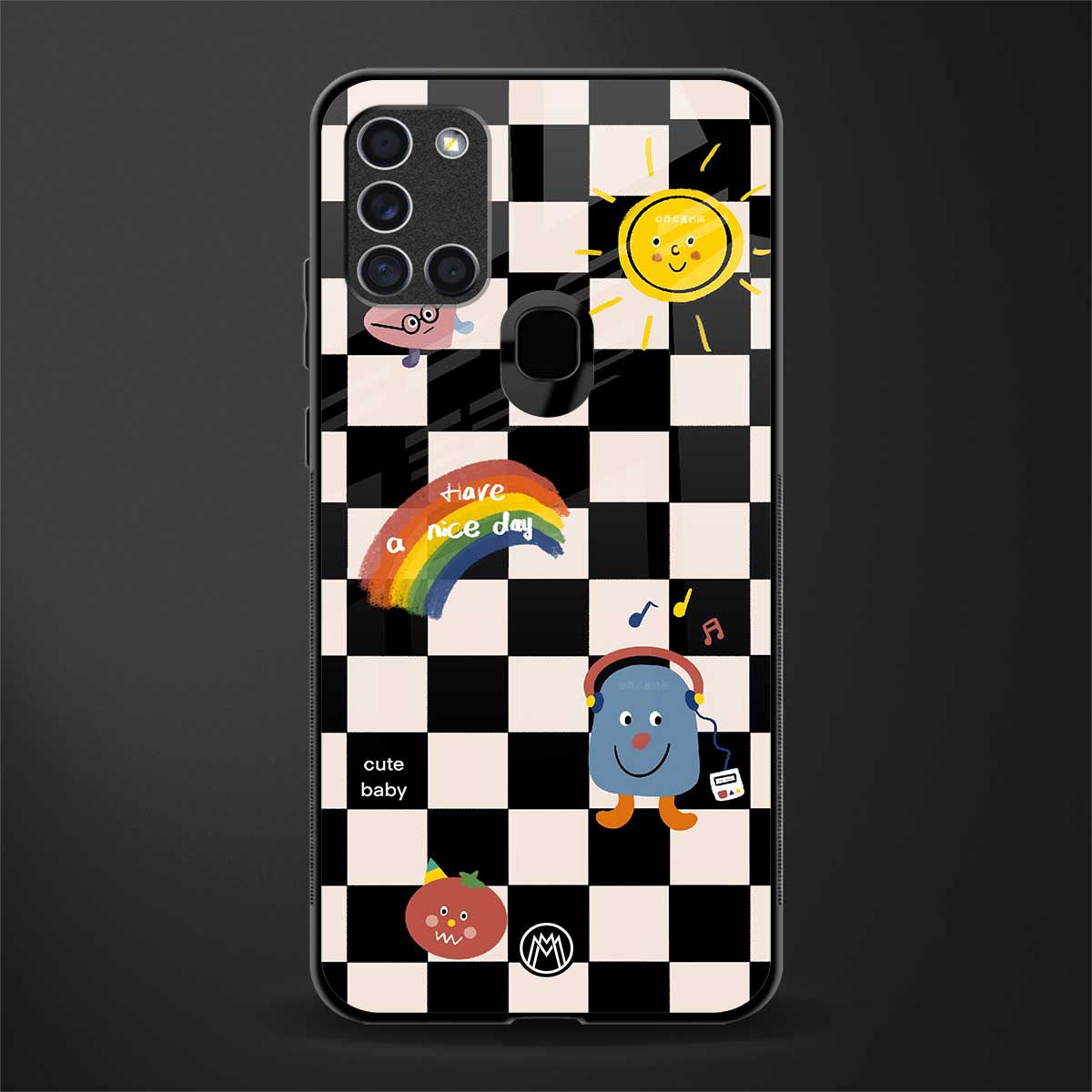 lunch break glass case for samsung galaxy a21s image